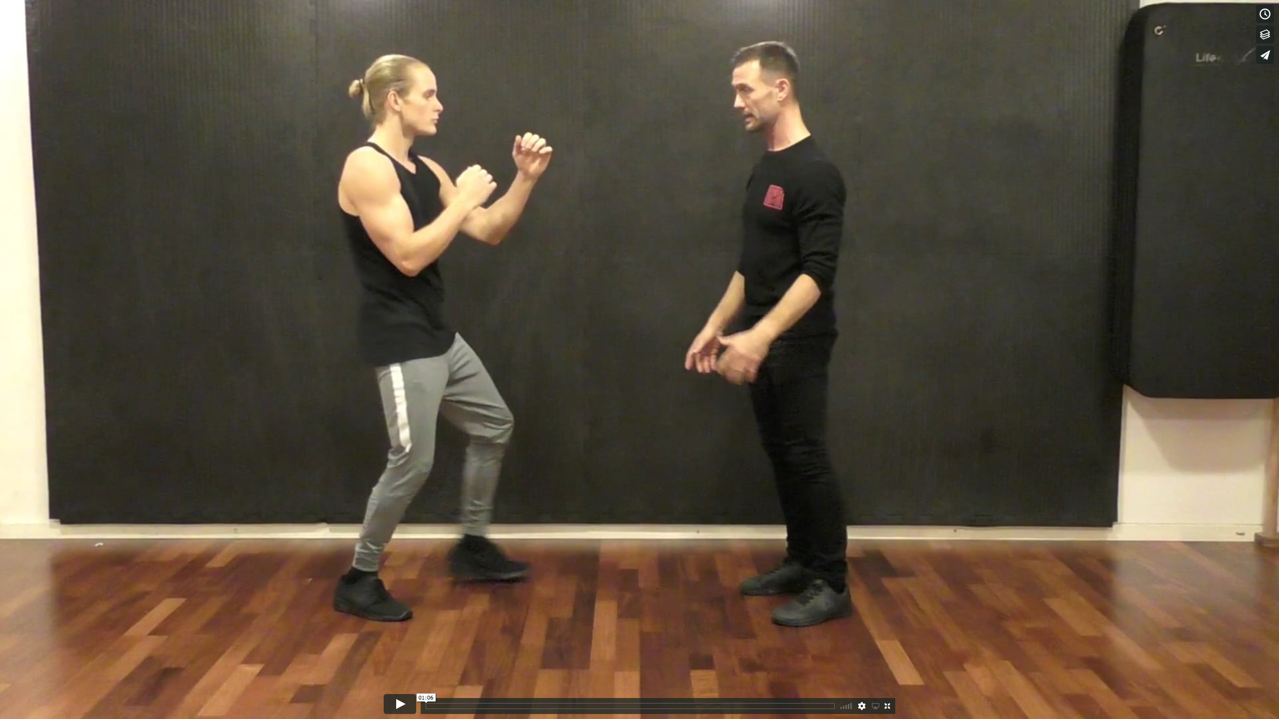 Frontal body lift (lifting a body from front)